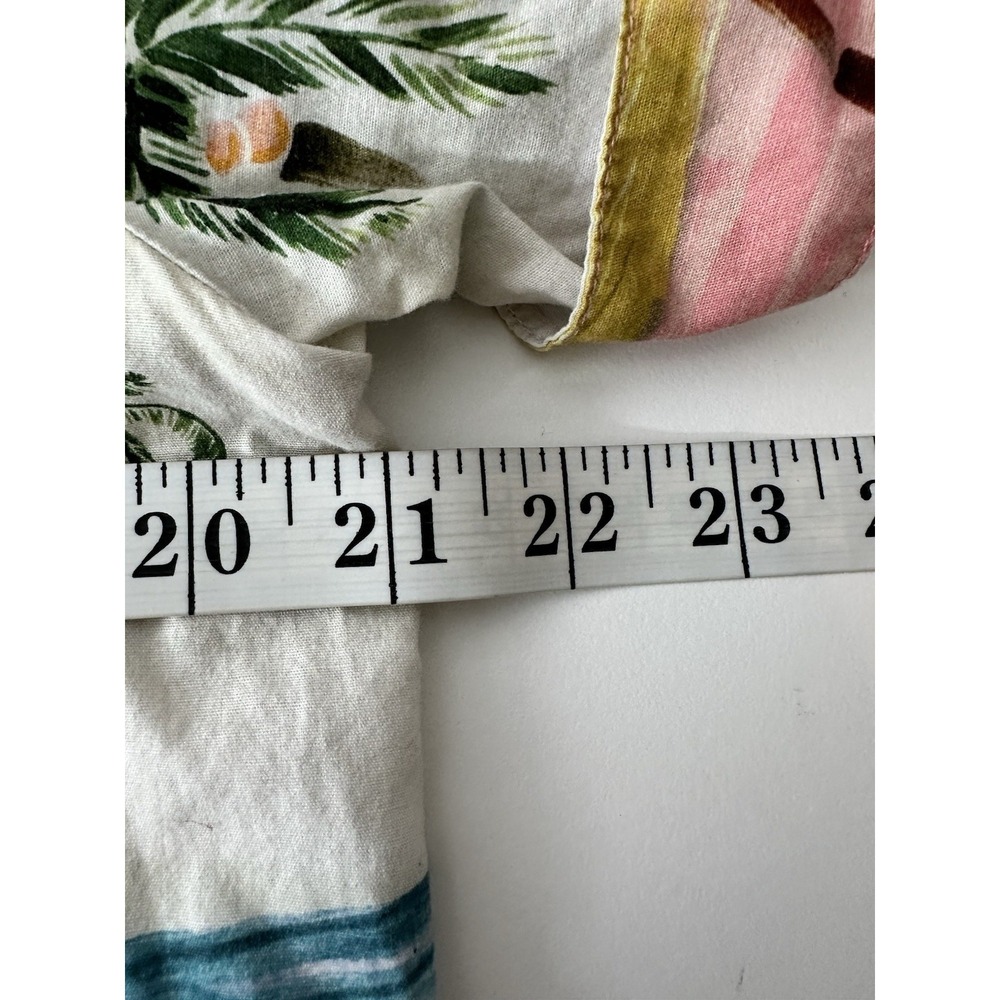 Scotch & Soda Shirt Men's Medium Short Sleeve Button Front Hawaiian Beach Resort - Picture 9 of 10
